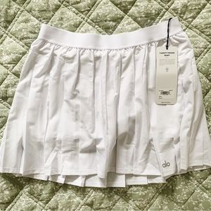 NWT Alo Varsity Tennis Skirt/Skort M